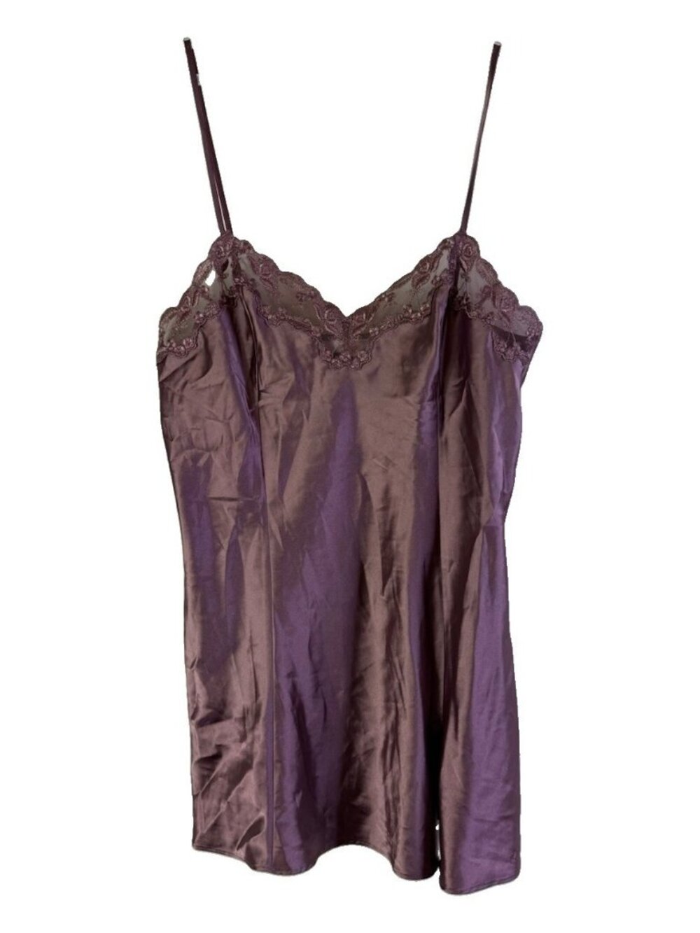 Vintage Y2K Victorias Secret Slip Chemise Lingerie Silky Satin
